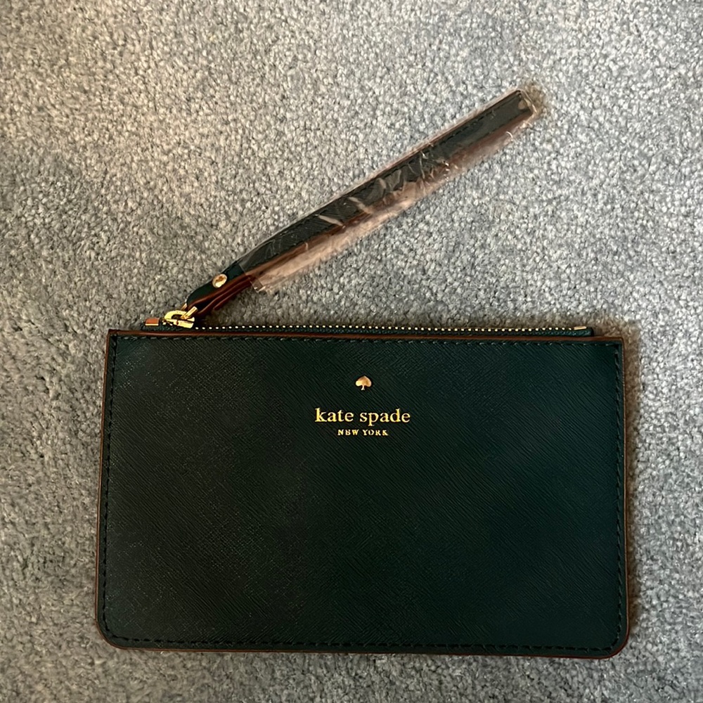 NWT Kate Spade New York Leather Wallet Clutch Teal